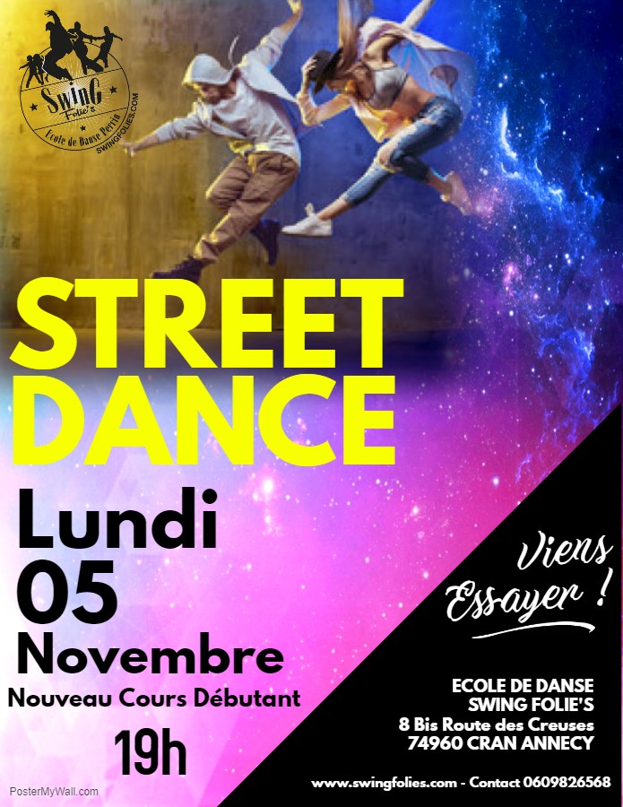Nouveau Cours Débutant Street Dance