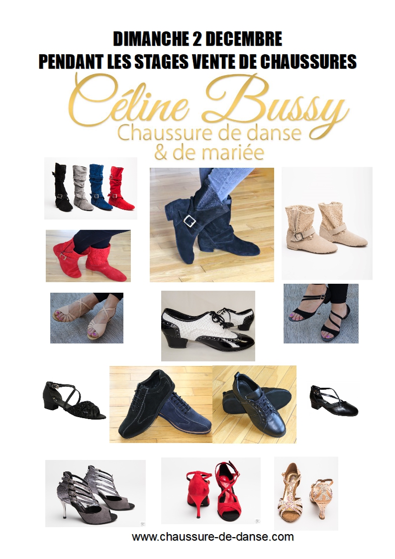 VENTE CHAUSSURES DE DANSE DIMANCHE 2 DECEMBRE