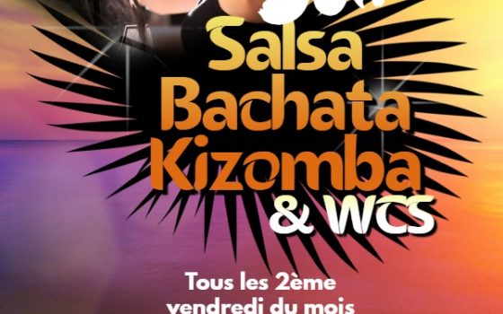 Soirée Salsa Bachata Kizomba+wcs 2ème vendredi du mois