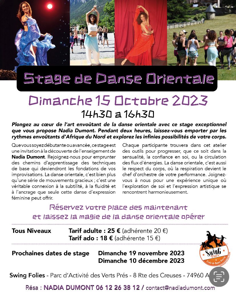 STAGE DANSE ORIENTALE